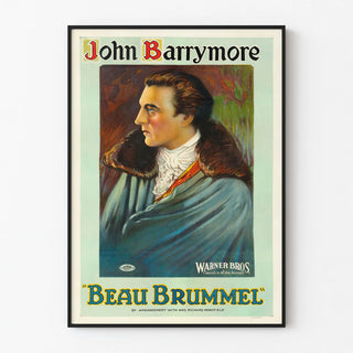Vintage Poster of Beau Brummel by John Barrymore Warner Bros