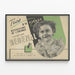 Vintage poster Bédenal - Facial tics and childhood nervousness — framed artwork on a wall