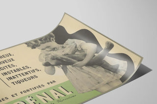 Vintage poster for childhood nervousness treatment Bédénal — artwork view