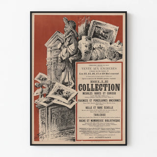 Vintage Poster Collection of Rare Furniture and Art Objects