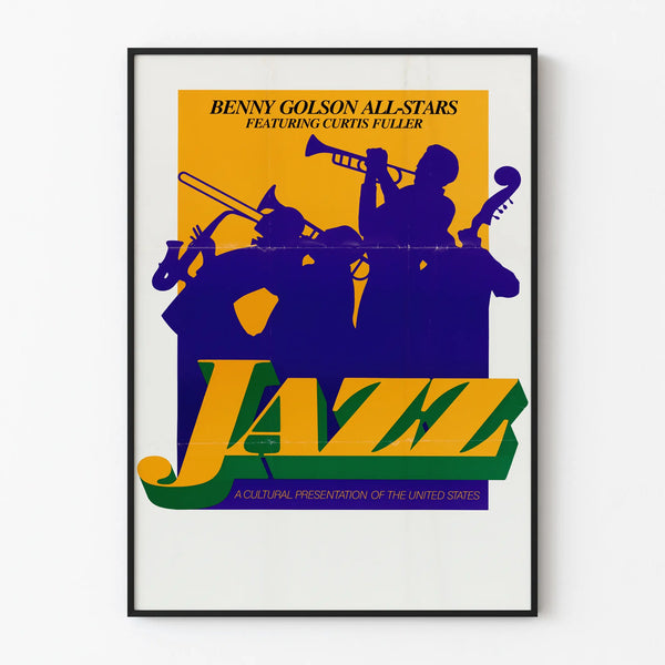 Jazz Poster Benny Golson All-Stars Featuring Curtis Fuller