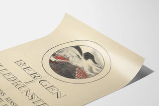 Art Exhibition Poster Bergen 1928