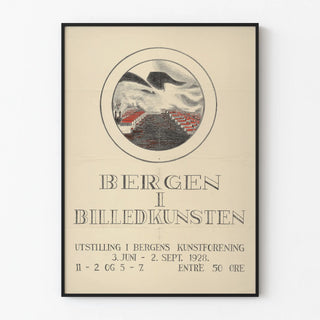 Art Exhibition Poster Bergen 1928