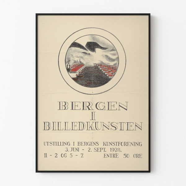 Art Exhibition Poster Bergen 1928
