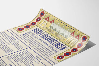 Bergen Exhibition Poster 1910 Edition Handicrafts Department