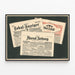 Vintage Poster of German Newspapers Berlin 1913 — framed artwork on a wall