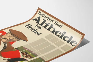 Vintage Poster of Bad Altheide in Autumn