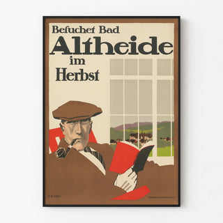 Vintage Poster of Bad Altheide in Autumn