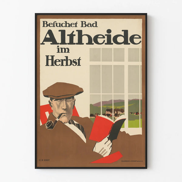 Vintage Poster of Bad Altheide in Autumn