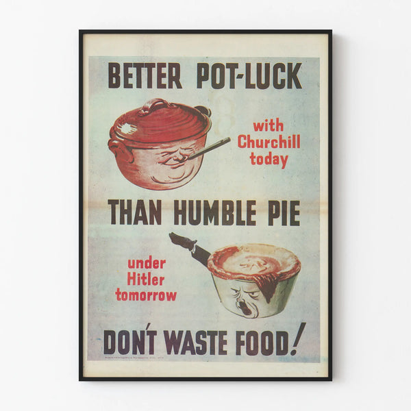 Vintage Poster Better Pot-Luck - Historic Wall Decoration