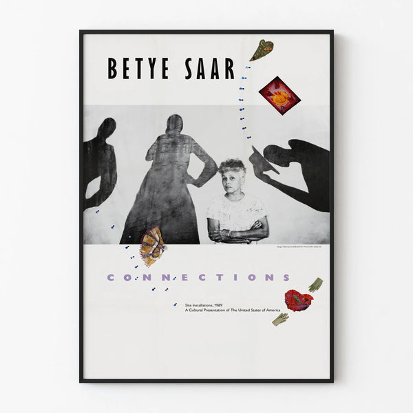 Artistic Poster Betye Saar Connections 1989