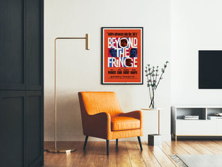 Vintage poster Beyond the Fringe from the 1960s