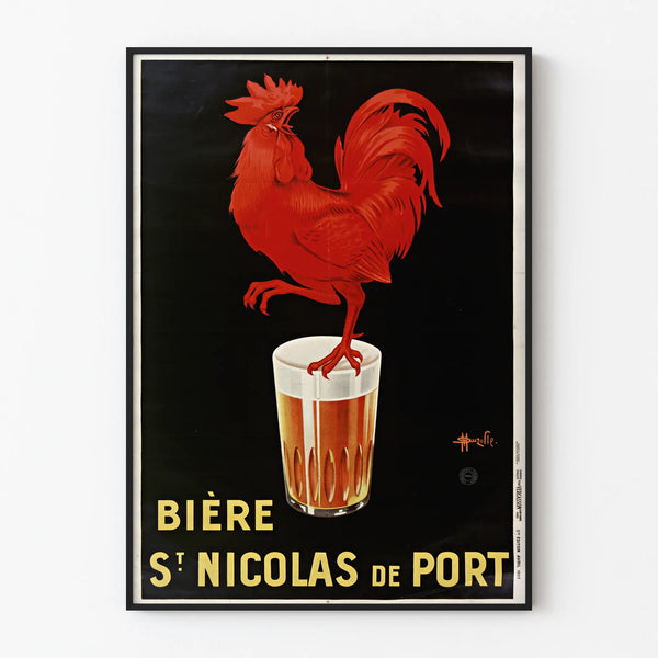 Vintage Poster Beer St Nicolas de Port - Retro Wall Decoration