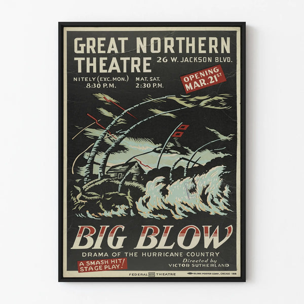 Vintage Poster Big Blow – Great Northern Theatre
