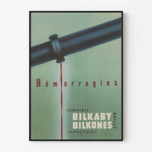 Vintage poster Hemorrhages - Bilkaby Bilkones