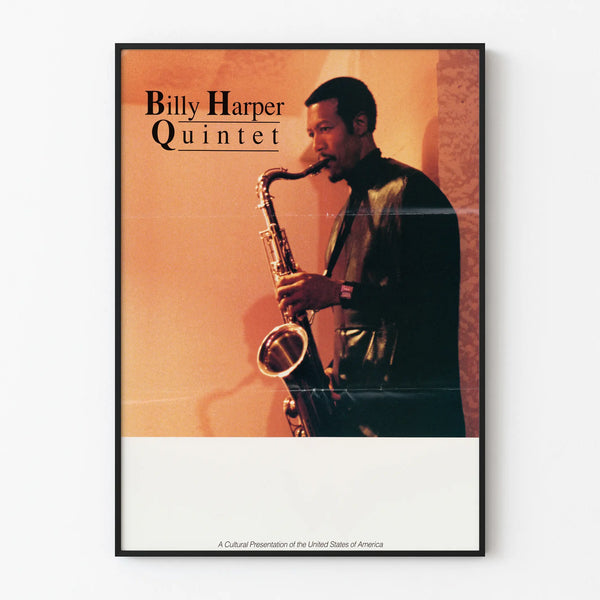 Billy Harper Quintet Poster - Jazz Wall Decoration Saxophone