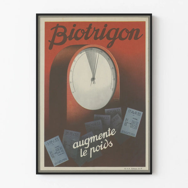 Vintage Biotrigon Poster for Vintage Wall Decoration