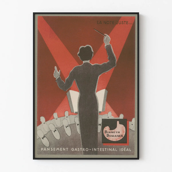 Vintage Bismuth Desleaux Advertising Poster - Retro Wall Decoration