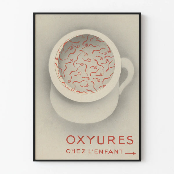 Vintage Poster Oxures Chez l'Enfant - Retro Wall Decoration