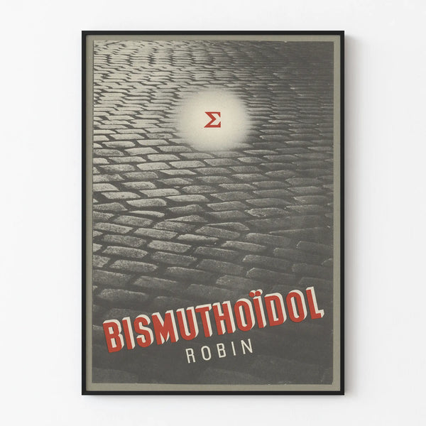Vintage poster BISMUTHOÏDOL - Retro wall decoration
