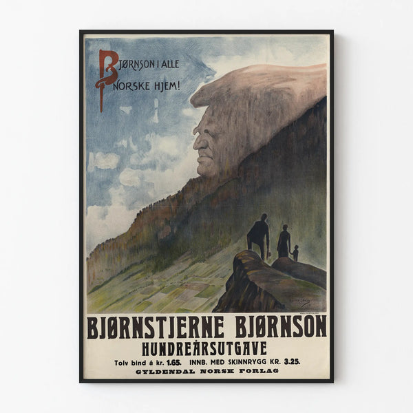 Decorative Poster Bjørnstjerne Bjørnson Centenary