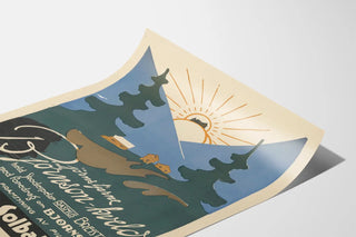 Vintage poster of Bjornstjerne Bjornson Kveld Synnöve Solbakken