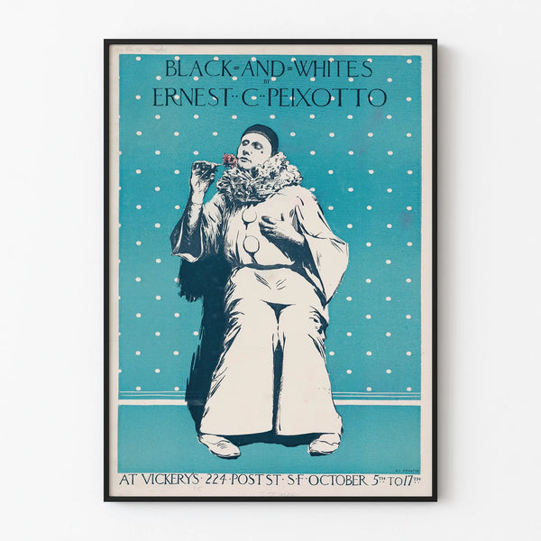 Black and Whites wall decoration poster by Ernest C. Peixotto