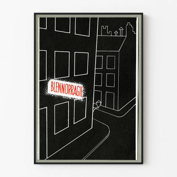 Minimalist Urban Poster Gonorrhea