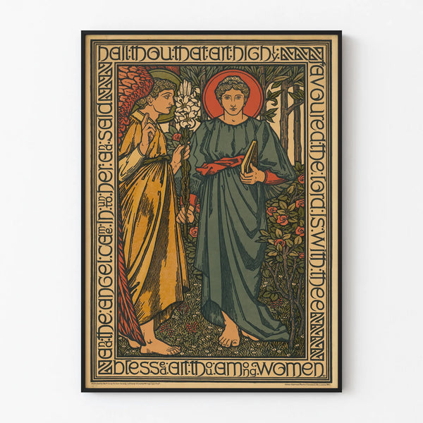 Poster Annunciation to the Virgin Mary - Classic Illustration