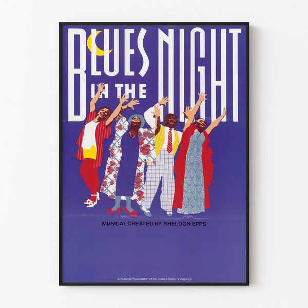Music Poster Blues in the Night by Sheldon Epps