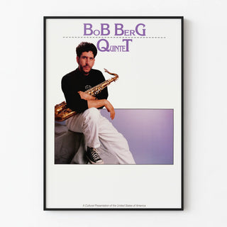 Vintage Jazz Saxophone Quintet BoB BeRG Poster