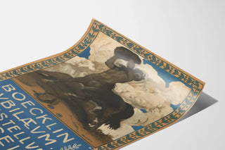 Decorative poster Boecklin Anniversary Exhibition 1897