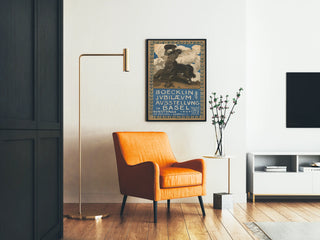 Decorative poster Boecklin Anniversary Exhibition 1897