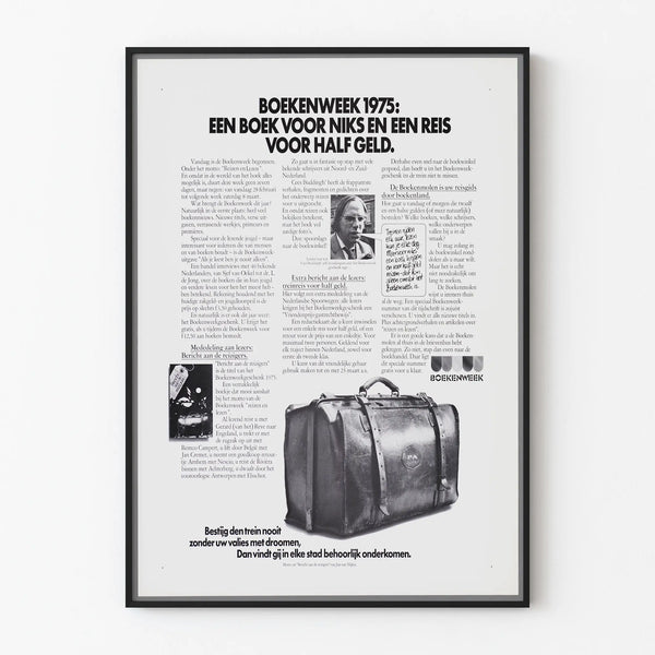 Vintage Book Week 1975 Poster - Wall Decoration Literature and Travel