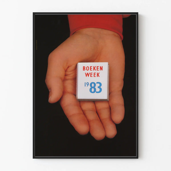 Vintage Poster Boekenweek 1983 Main and Mini Book