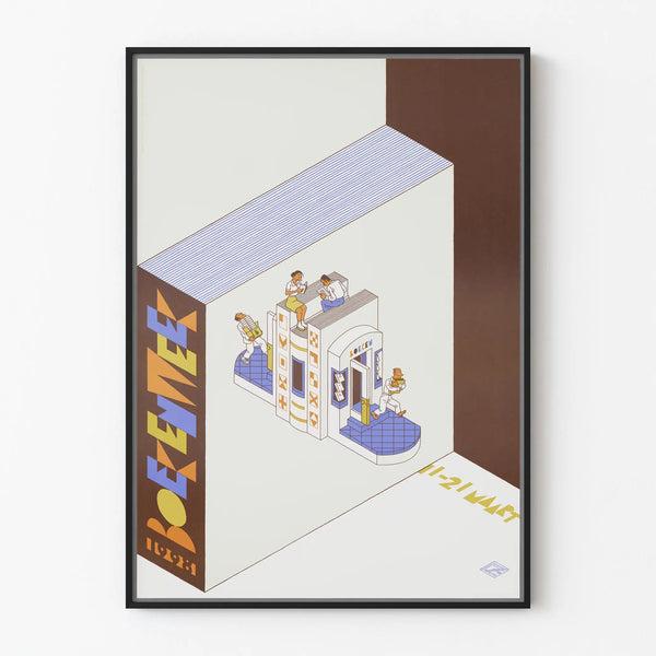 Boekenweek 1998 Poster Wall Decoration
