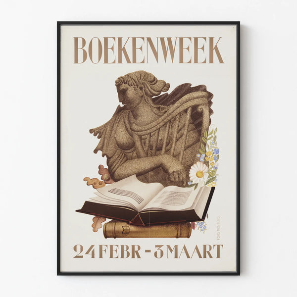 Vintage Poster Boekenweek February 24 – March 3