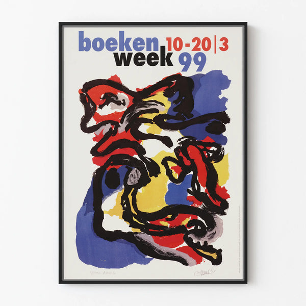 Abstract Decorative Poster Boekenweek 99