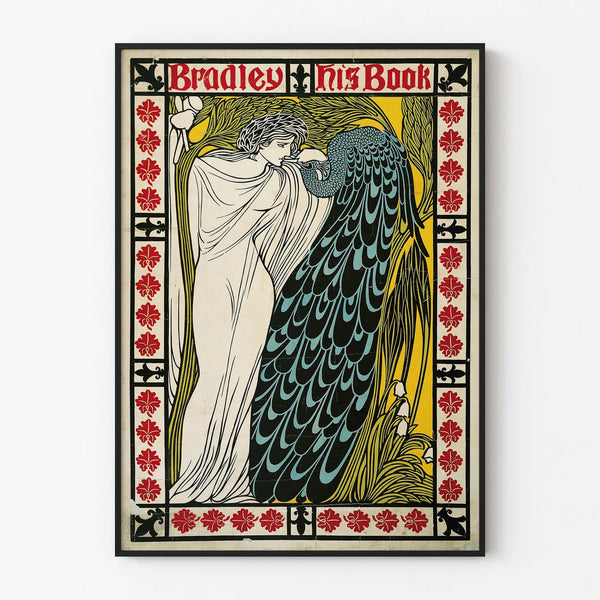 Decorative Art Nouveau Poster Bradley His Book
