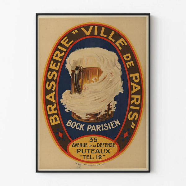 Vintage poster of the Paris City Brewery - Parisian Bock