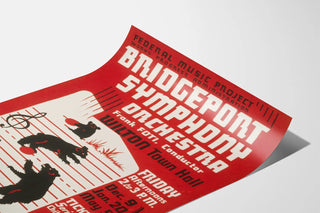 Vintage Poster of the Bridgeport Symphony Orchestra