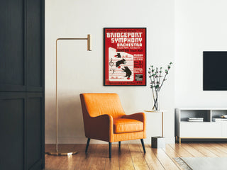 Vintage Poster of the Bridgeport Symphony Orchestra