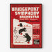Vintage Poster of the Bridgeport Symphony Orchestra