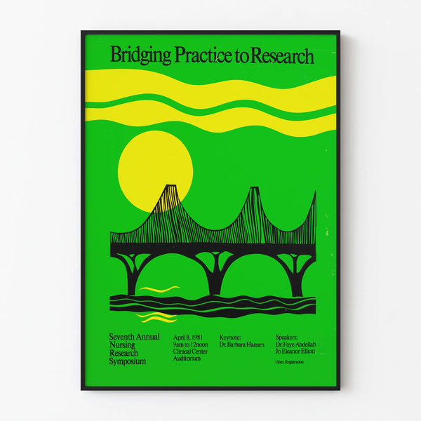 Poster Pont Bridging Practice to Research - Symposia Nursing 1981