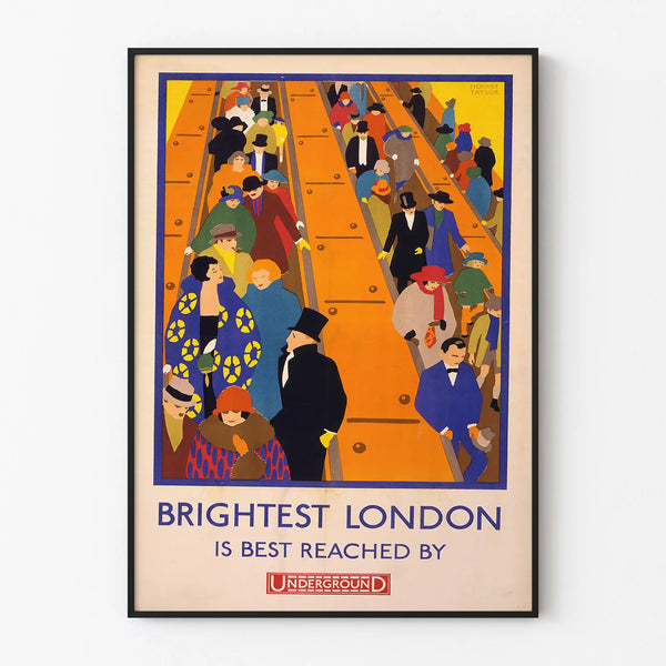 Vintage poster Brightest London by Horace Taylor