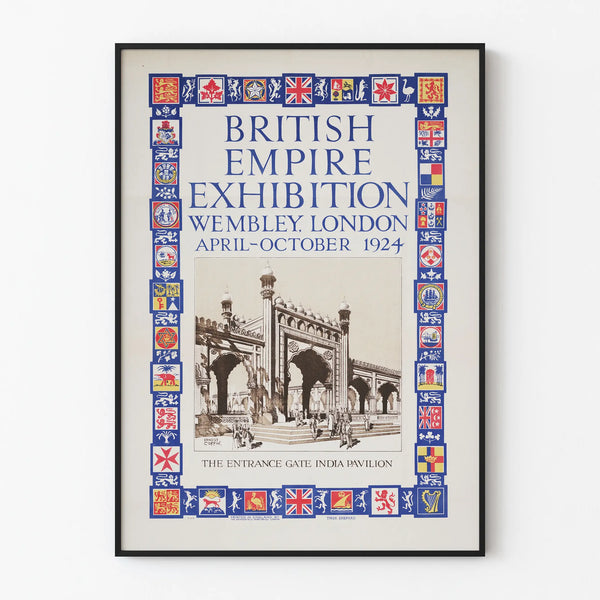 Vintage Poster of the British Empire Exhibition 1924 London