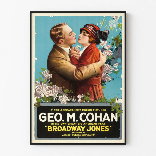 Vintage Broadway Jones Poster by Geo. M. Cohan
