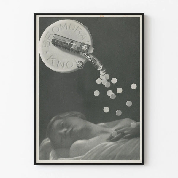 Vintage Bromural poster for soothing wall decoration