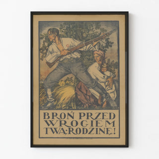 Polish Propaganda Poster - Family Protection