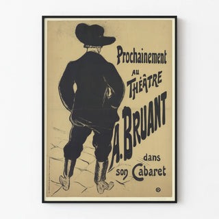 Vintage poster Coming soon at A. Bruant Theater